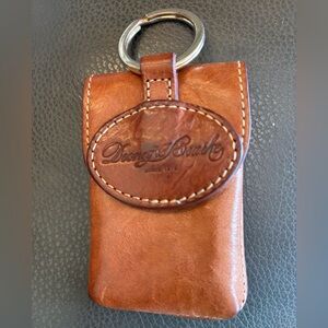 Dooney & Bourke Tan Leather Keychain Pouch